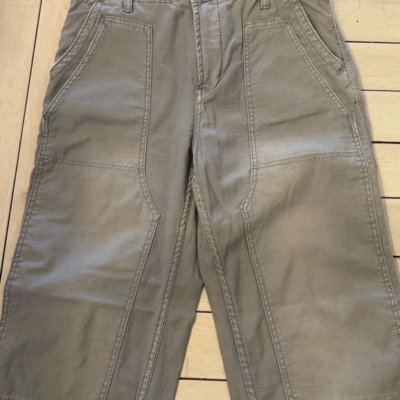 ANTHROPOLOGIE | Pilcro Roamer pant cargo wide leg style Sz 28 blue - Picture 2 of 5